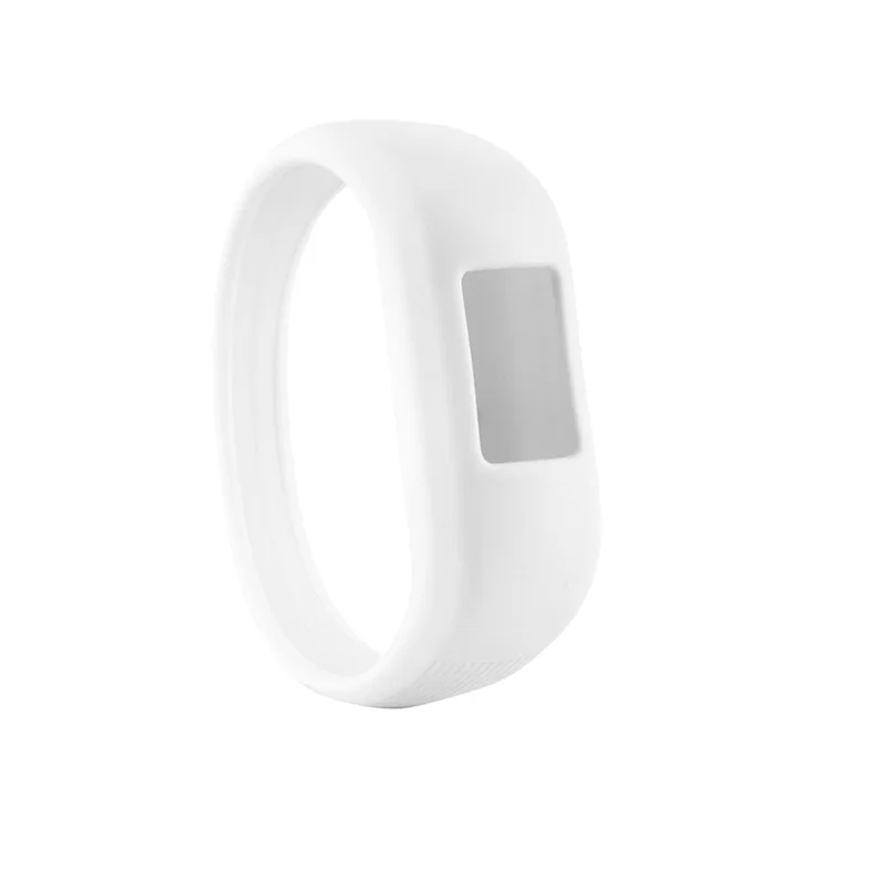 White Детский ремешок для Garmin Vivofit JR/JR2 ремешок силиконовый спортивный ремешок на запястье запасные ремешки для часов браслет для Vivofit 3 Смарт-часы - Цвет: White