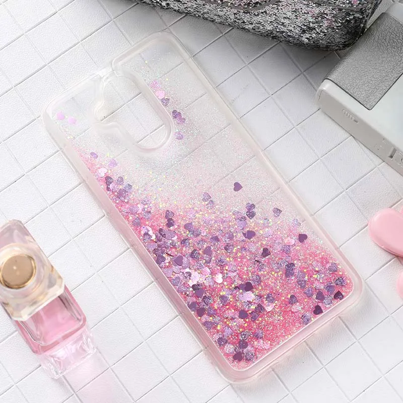 Rose Чехол с динамической жидкостью для huawei P smart mate 20 Lite 10 9 Pro Plus чехол с блестящим бампером Nova 3 3i 2s 2i P9 lite mini X - Цвет: Rose