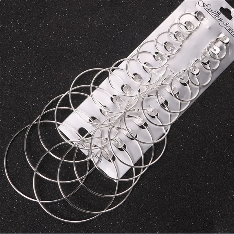 ENZE Free Shipping Women's Jewelry 5/set of antique silver color various styles men's earrings combination punk style | Украшения и