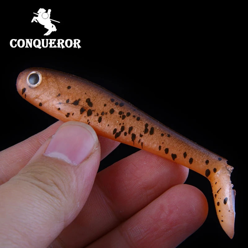 Conqueror новый яркий червь 10 см мягкие приманки искусственные рыболовные джиг