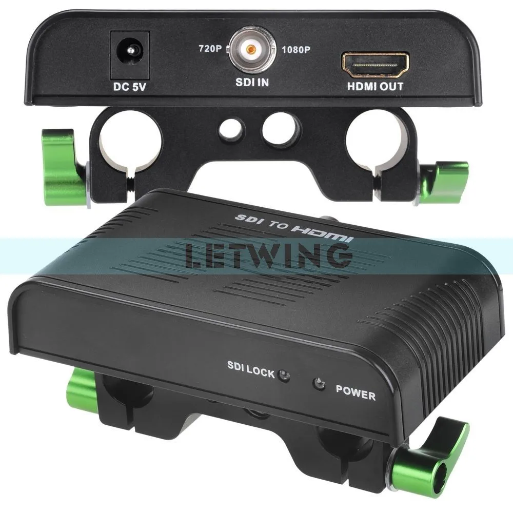 Lanparte SDI в HDMI конвертер с 15 мм Род Зажим для Зеркальные фотокамеры BMCC на мониторы