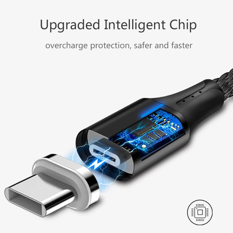 OUSU 5A супер зарядный Магнитный кабель для huawei p30 pro p20 lite USB Type C mate 20 10 9 manyetik sarj