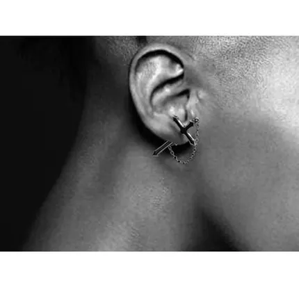 Обновленные! Индивидуальные серьги с перекрестными шнурками из серебра 925 пробы