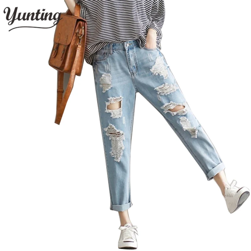 Женские прямые рваные джинсы модные осенние 2018|ripped jeans for women|jeans womenjeans fashion |