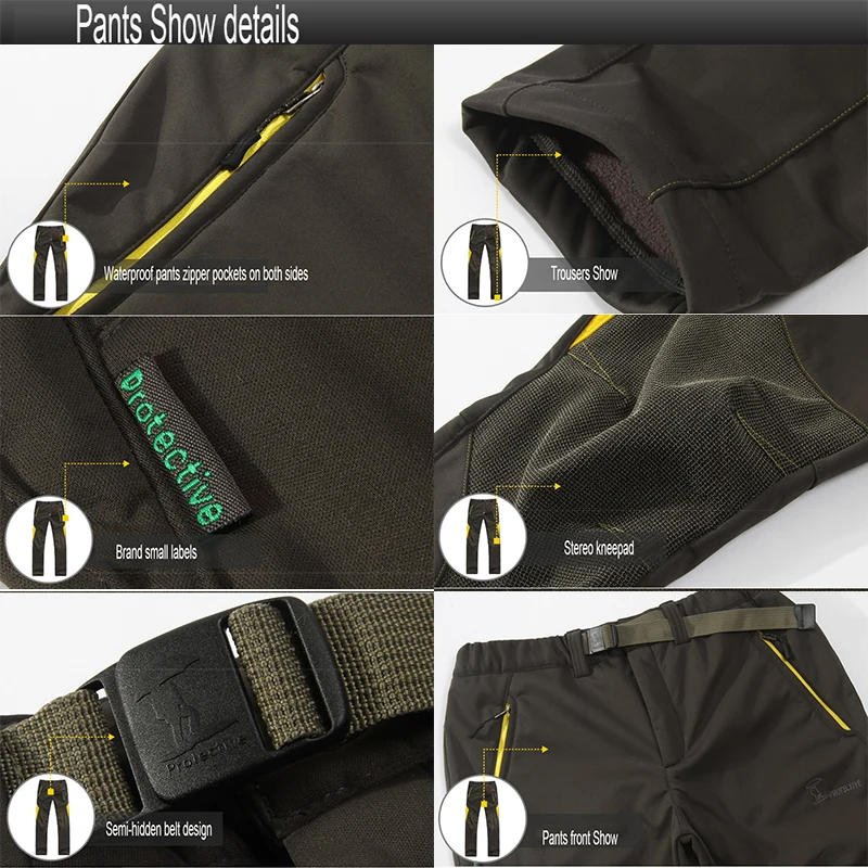 Protective 2016 новое прибытие softshell куртка мужчины открытый трех частей костюм