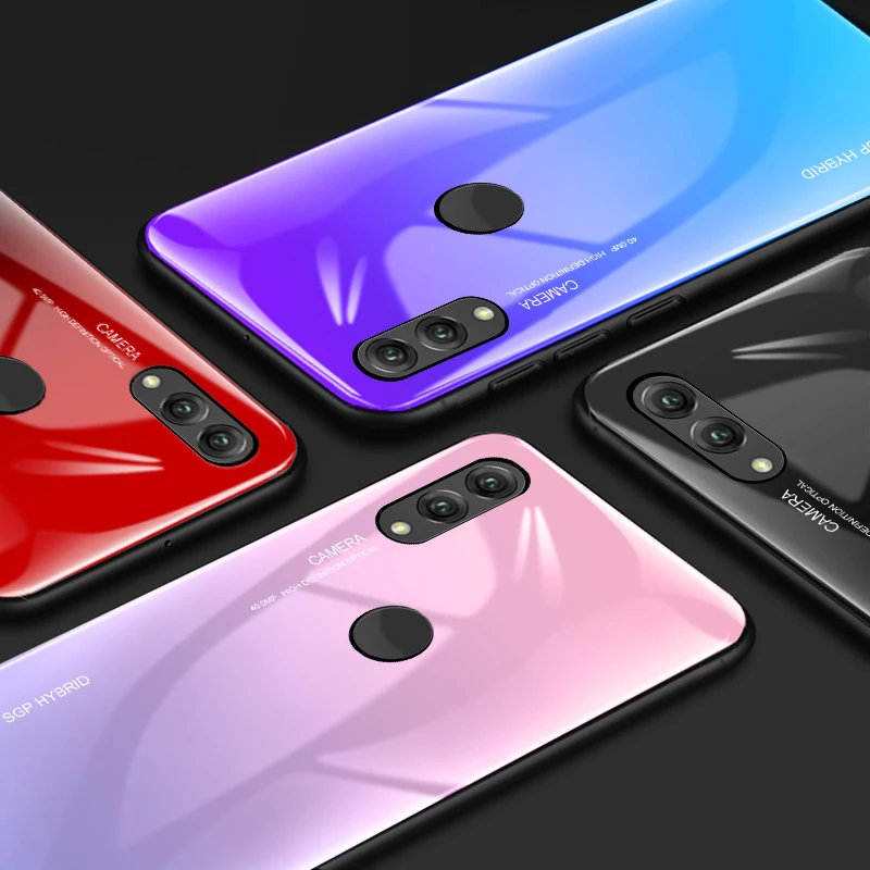 Градиентный стеклянный чехол для huawei p10 plus p10 lite p10 чехол для телефона huawei p10lite p10plus Защитная защита мобильного телефона cas