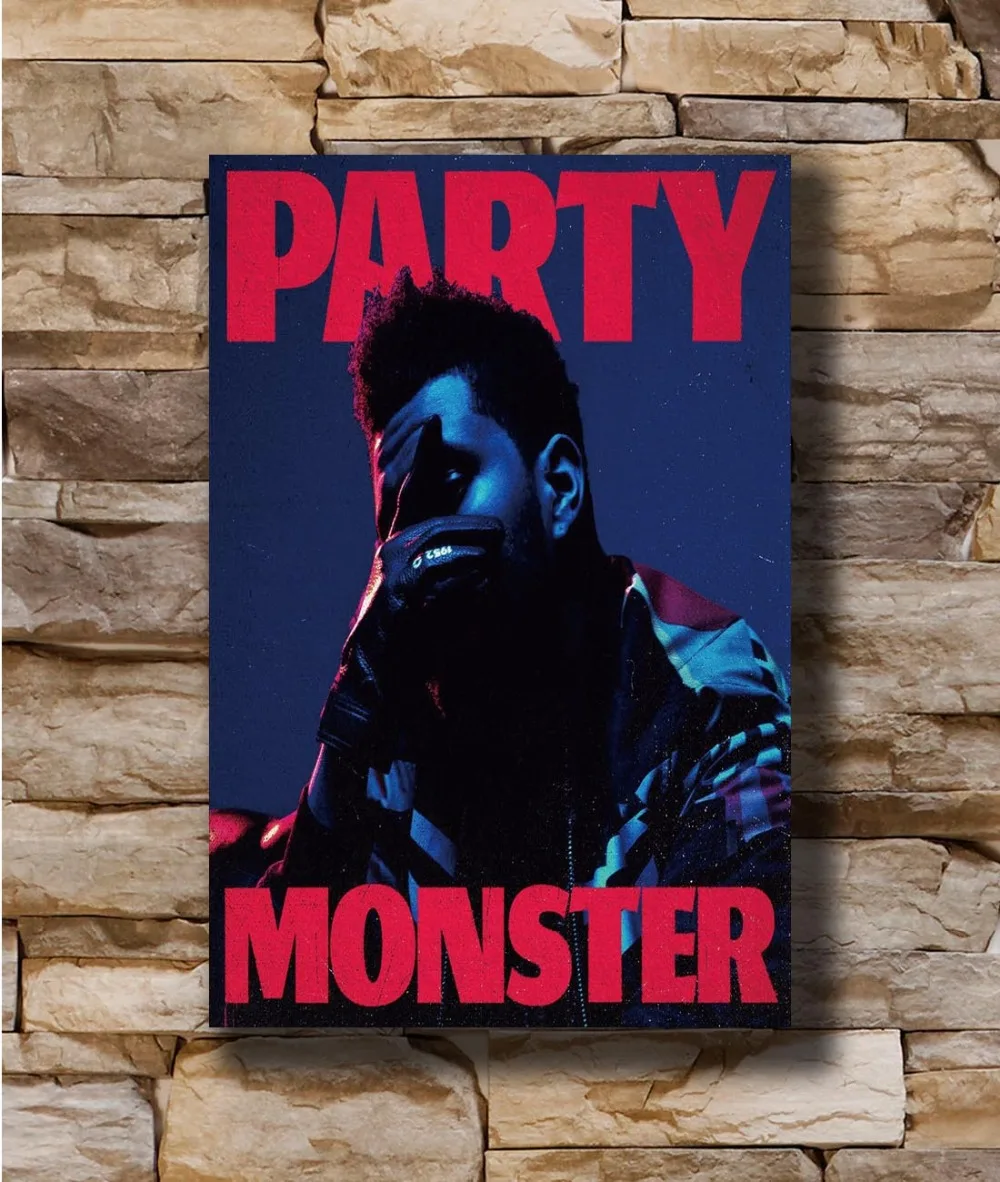 The WEEKND вечерние Монстр обычай украшения дома постер на стену холсте 14x21x16x24 24x36