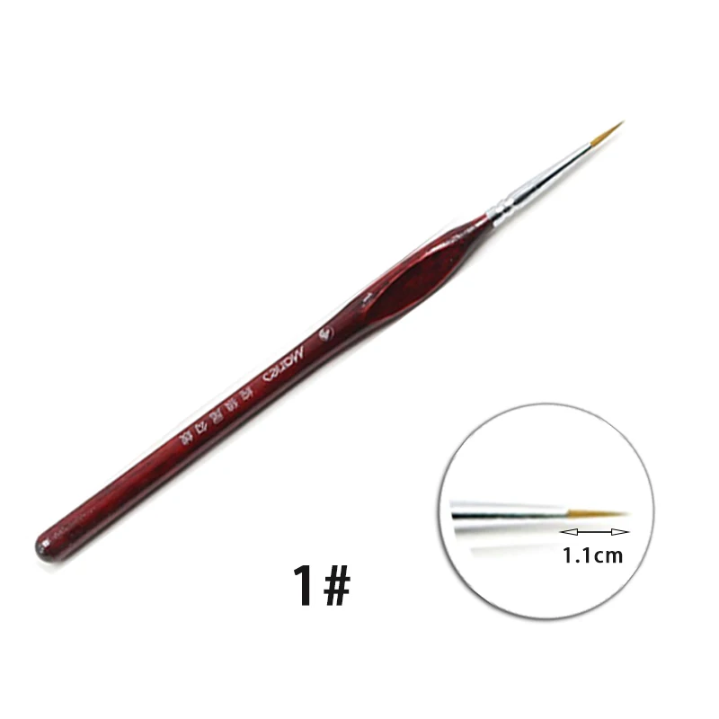 Распродажа 1 шт. кисти для рисования миниатюрные мелких деталей с волком акрила