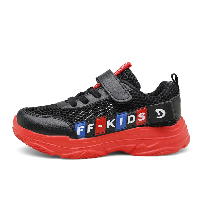2019 Big Kid Boys Sneakers Breathable Shockproof Children Sports Shoes Kids Running shoes Outdoor Mesh Summer Spring | Спорт и