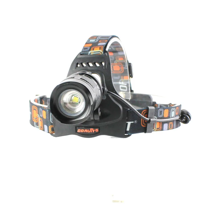BORUIT RJ-2157 1xCREE XM-L2 1200 люмен 5-режимный USB Перезаряжаемый зуммируемый светодиодный
