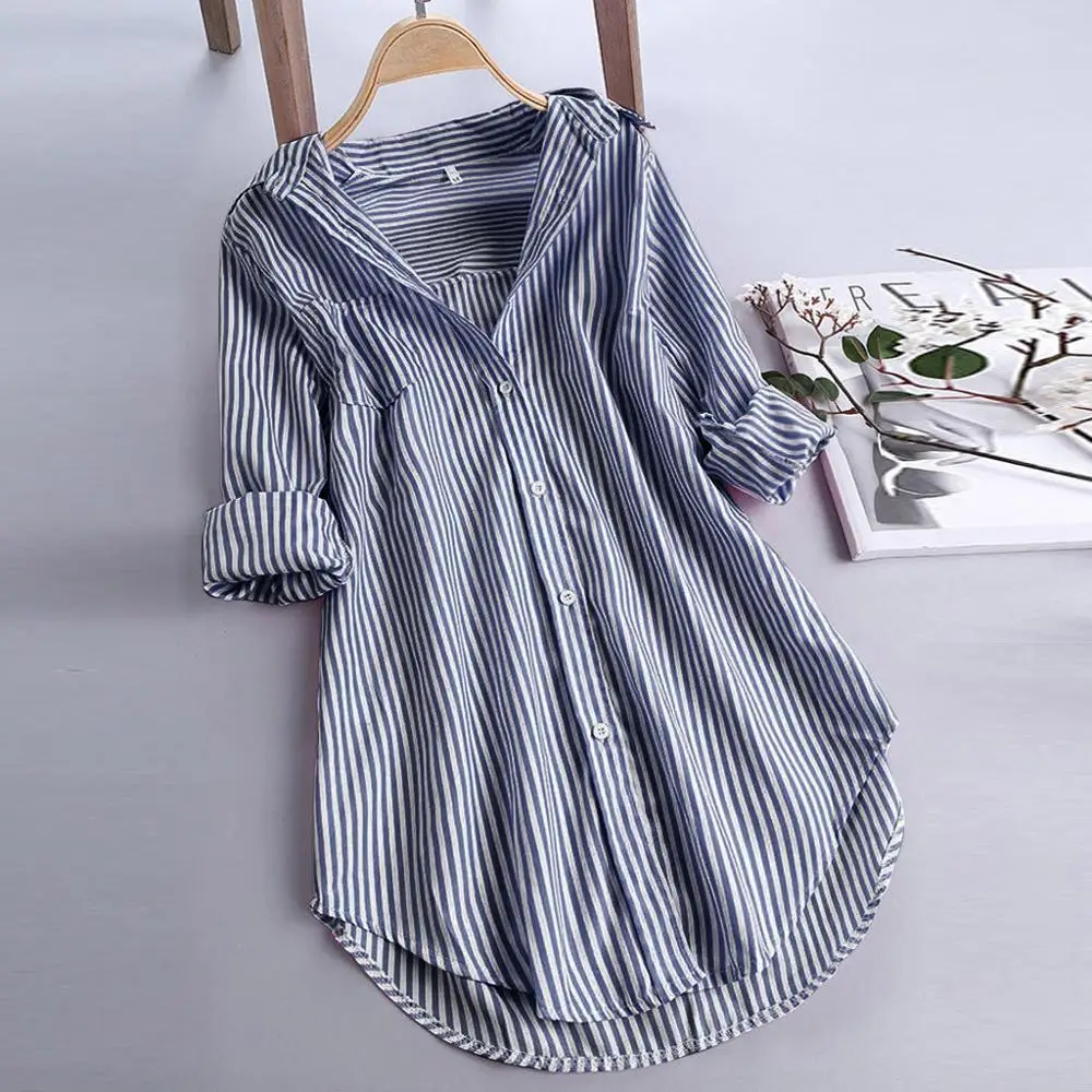 Uwardrobe женские футболки в полоску хлопковая футболка с длинными рукавами и