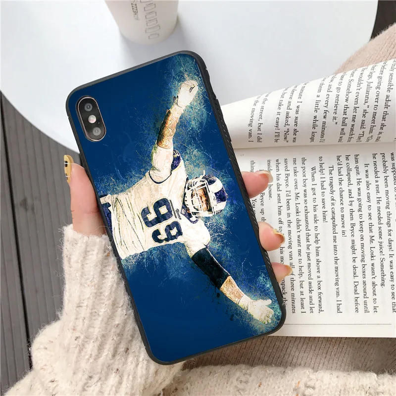 Yinuoda клуб Лос-Анджелес Рэмс чехол для телефона NFL Джаред Гофф iPhone по номерам DIY