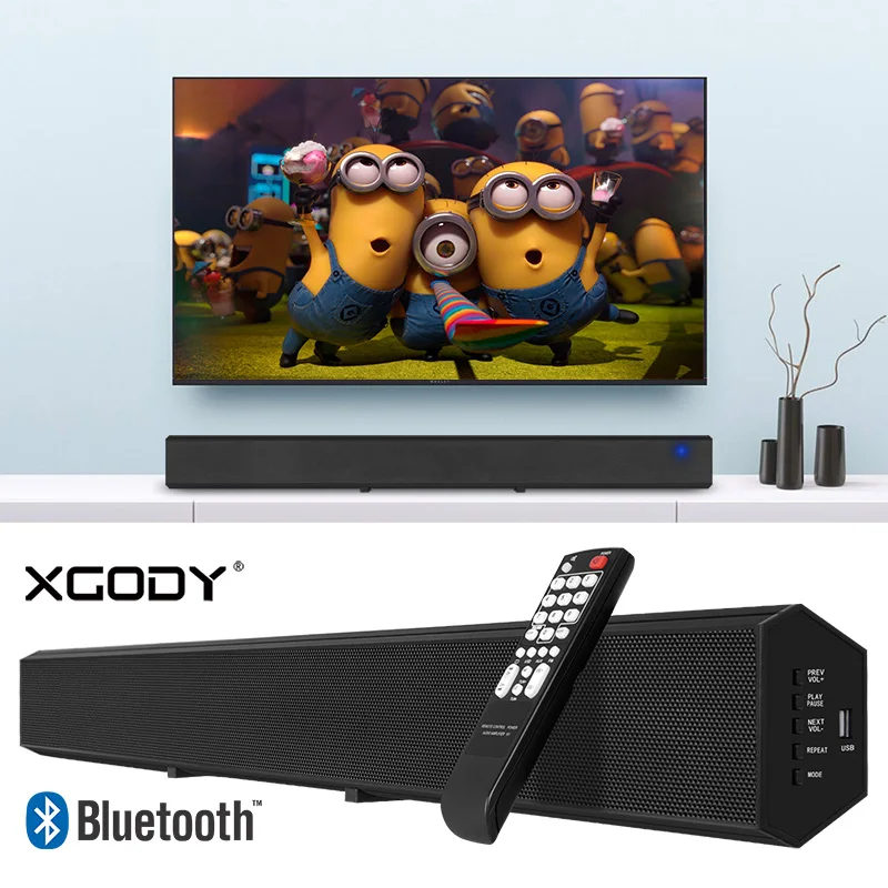 XGODY 1011A Bluetooth Звуковая Панель для домашнего телефона iPhone Android мощный бас сабвуфер