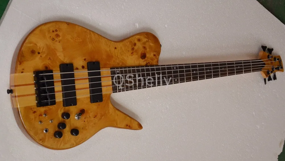 Высшее качество QShelly под заказ натуральный изношенный кленовый топ ясень тело 5