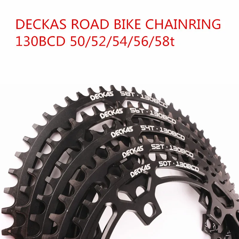 Deckas raod складной велосипед 130bcd цепное кольцо для 9 10 11 скоростной Кривошип 50t 52t 54t 56t 58t