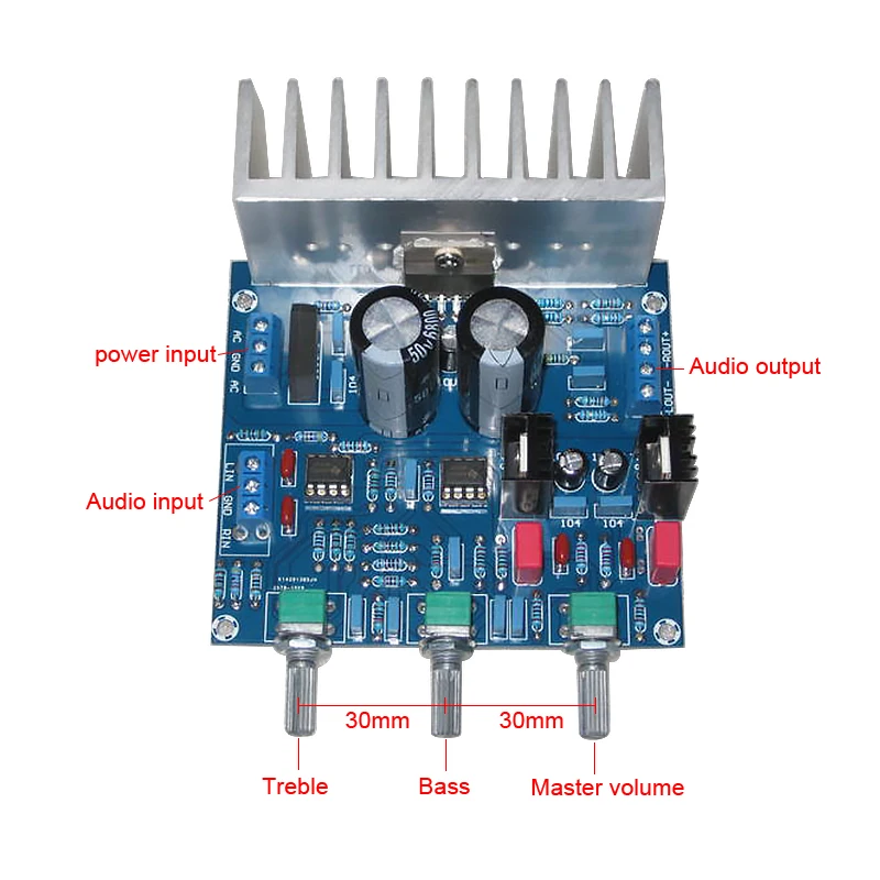 Aiyima TDA7265 + NE5532 аудио усилитель Совет Hifi двухканальные усилители 25 Вт * 2 DIY Звук