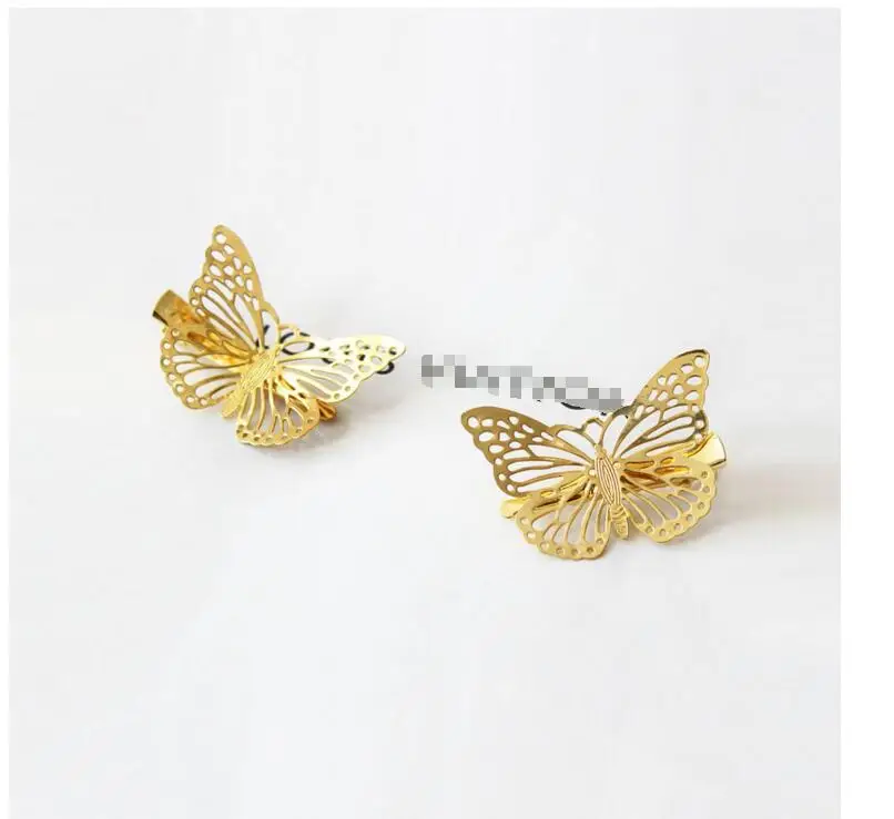 Ts291 (один) модные заколки для волос аксессуары и клипсы металлическая Золотая