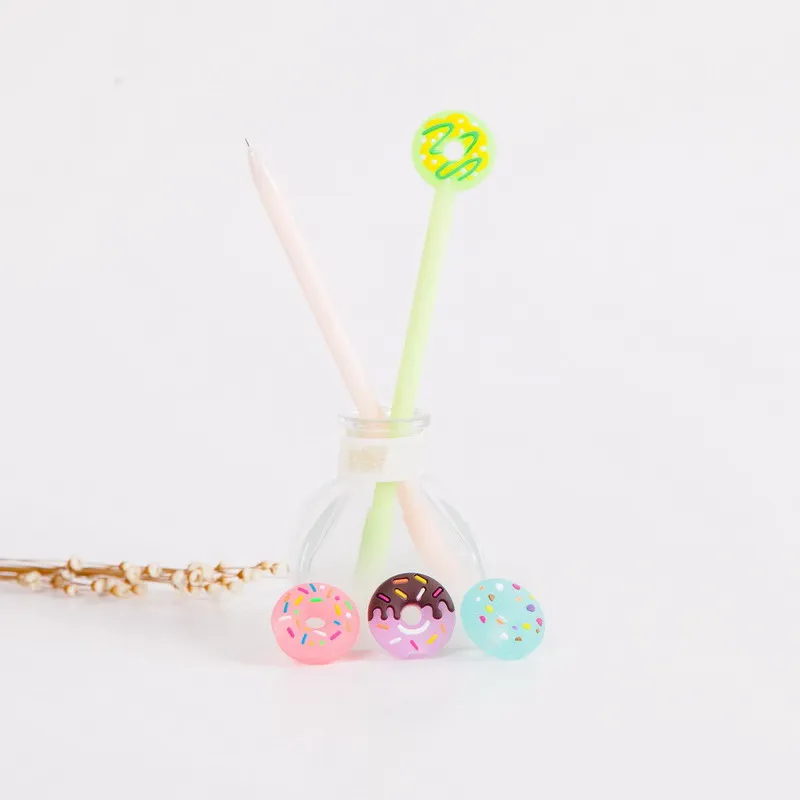 Милый кавайный конфетный цвет резиновая гелевая ручка Креативные фруктовые