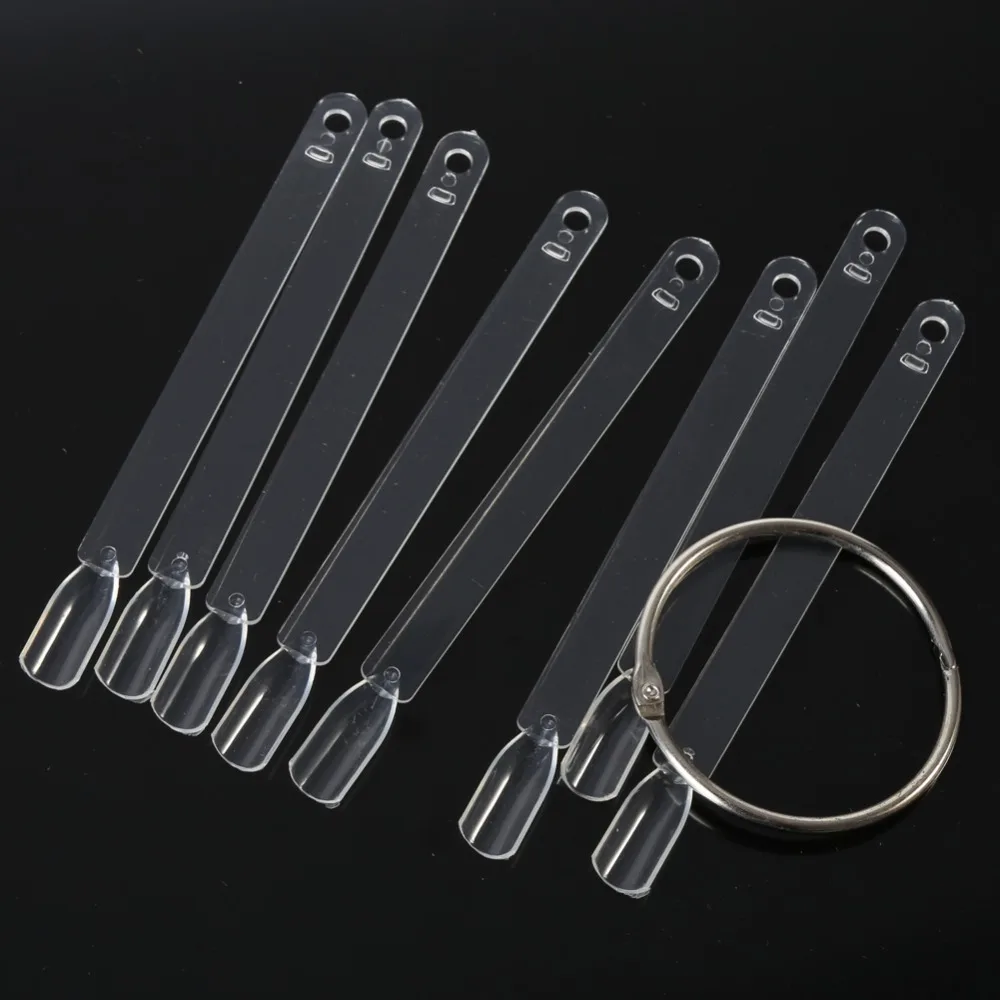 50 шт. ложный дисплей веер для дизайна ногтей набор обучения наконечник палочки