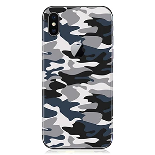 D02 GOOYIYO-для iPhone X XS наклейка для телефона XS Max XR DIY Наклейка 3M виниловая камуфляжная Обложка для iPhone 6 6S 7 8 Plus наклейка - Цвет: D02