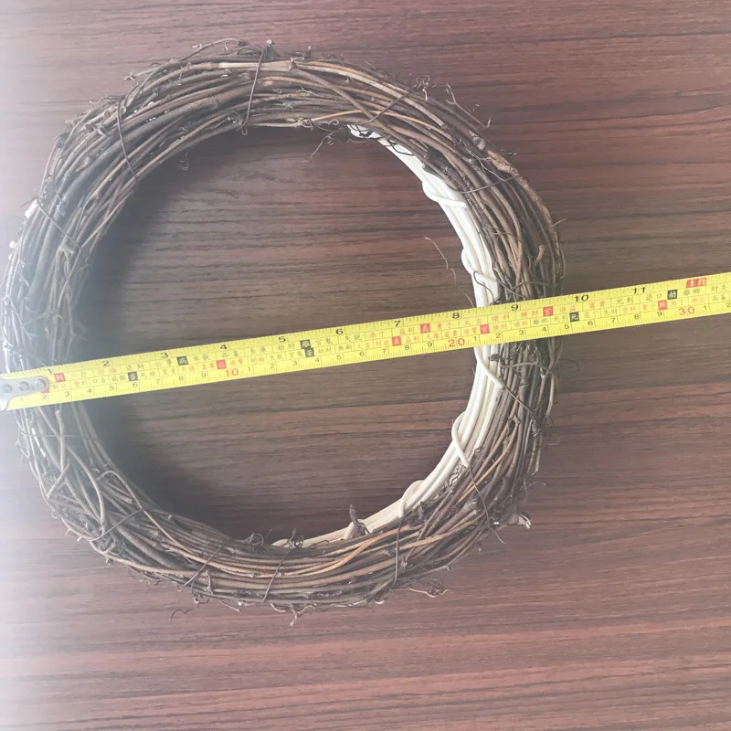 DIY сушеные smilax glabra ротанга цветок венок рождественское кольцо из ротанга природные украшения для дома ручной работы двери подвесной Декор