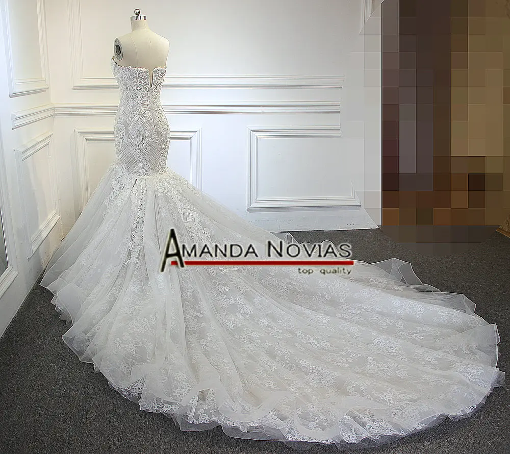 Свадебное платье русалки цвета шампанского с бусинами 2020|mermaid wedding dresses|wedding