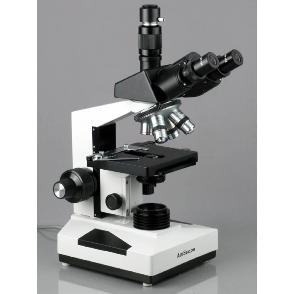 Лабораторная клиника vet микроскоп принадлежности AmScope 40X 1000X лабораторная Vet