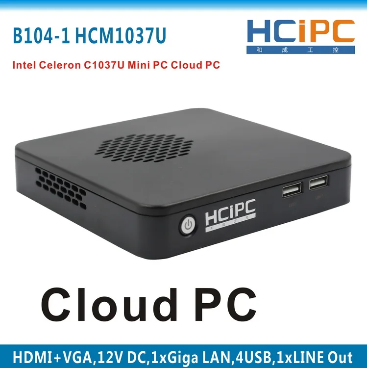 HCiPC HCM1037U Celeron C1037 Мини Barebone компьютер мини облачный ПК материнская плата |