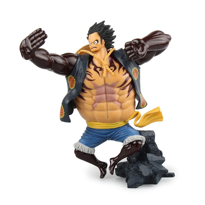 1 шт. sculture One Piece Luffy Gear 4 Аниме Фигурка модель игрушки 18 см игрушка фигурка японское