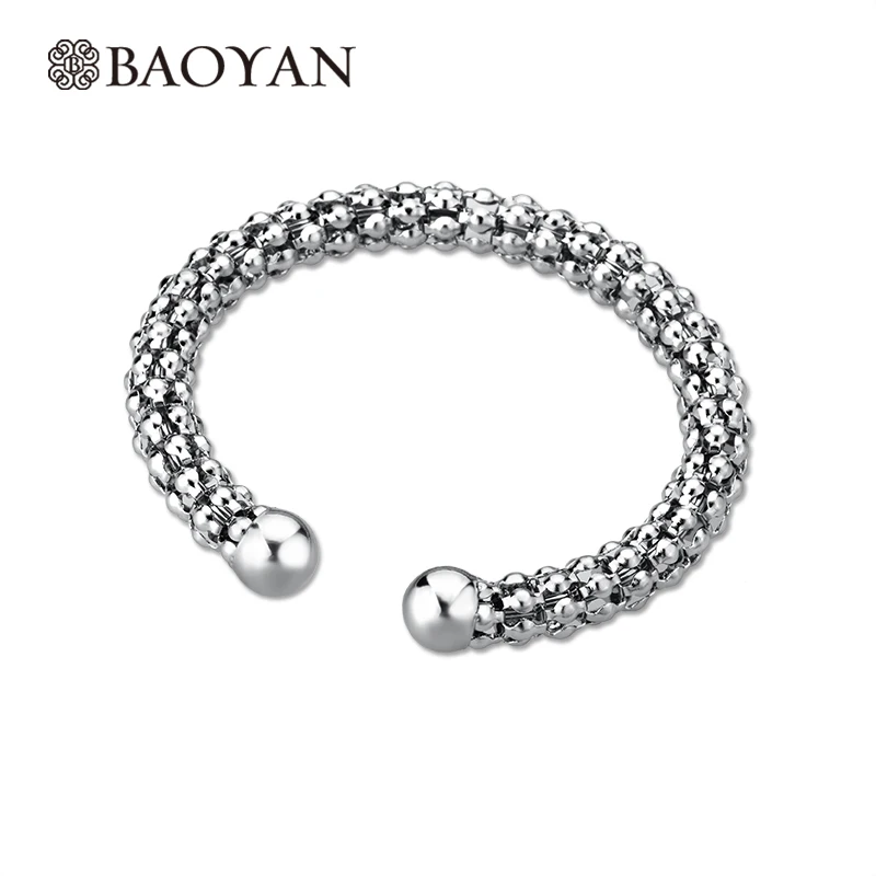 Шикарный Мода модные 316L Нержавеющая сталь Регулируемый Для женщин дешевые один