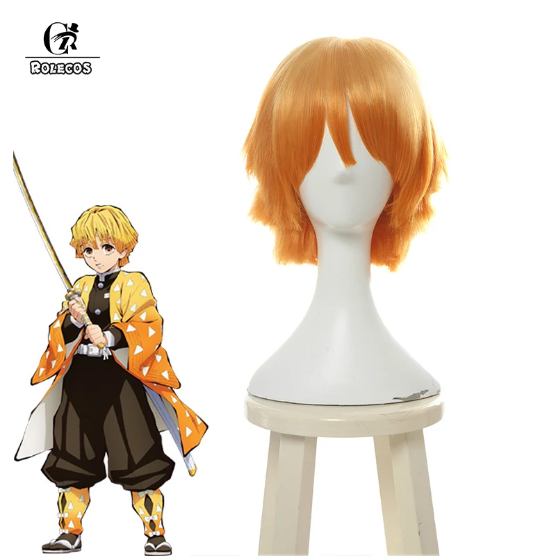 Волосы для косплея ROLECOS из аниме рассекающий демонов Короткие кимочки агатсума