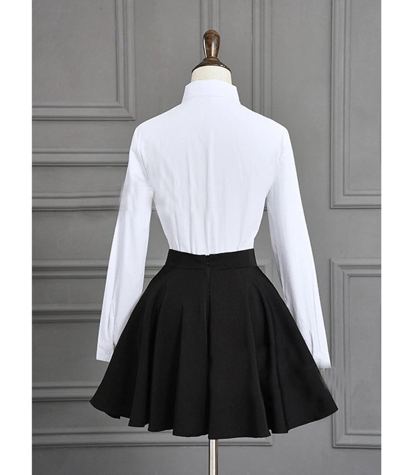 

Fate/Grand Order Saber Matthew Kyrielite Cosplay Uniform Dress Costume Halloween Shirt Skirt Full Set Role Play