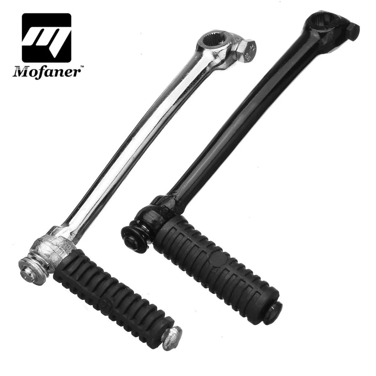 

13mm Kick Start Starter Lever Universal Fit 140cc 150cc 160cc ATV Motorcycle Black/Silver
