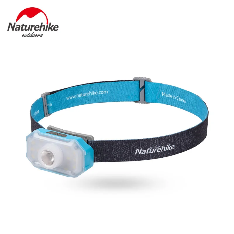 Naturehike наружный светодиодный налобный фонарь для рыбалки 7-90 часов, 4 режима, фонарь для палатки, фонарь, фонарь для кемпинга, аксессуар - Цвет: Black Blue
