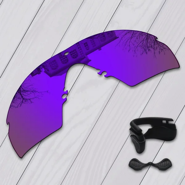 Purple-Nose Pads E.O.S поляризованные улучшенные Сменные линзы для Оукли M Frame 2,0 Strike солнцезащитные очки-несколько вариантов - Цвет линз: Purple-Nose Pads