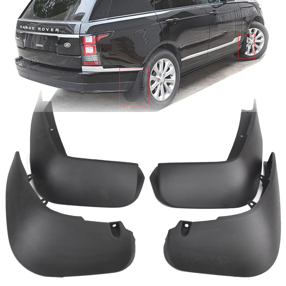 Спереди и сзади брызговик закрылки подходит для LANDROVER RANGE ROVER L405 2013 2014 2015 2016