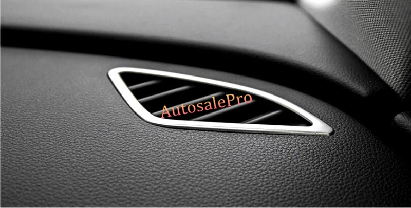 ABS матовая крышка приборной панели для Audi Q3 2012 2016|air conditioning vent covers|dashboard trimdashboard air
