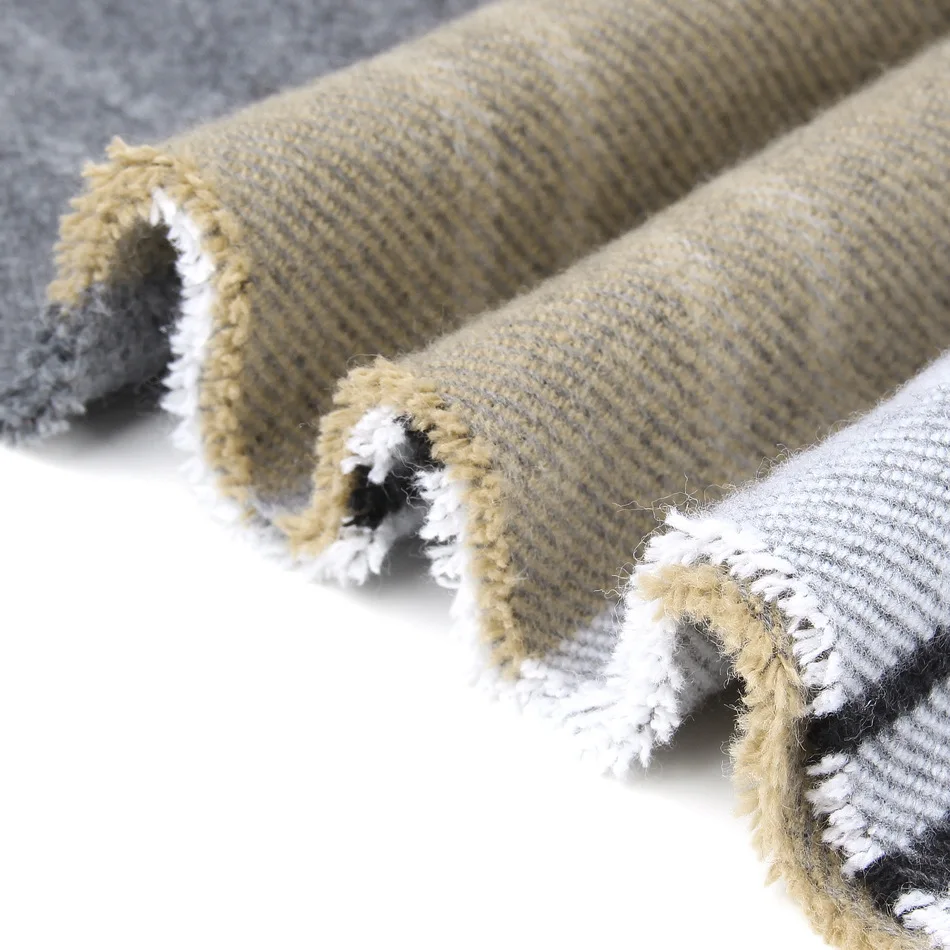

YOUHAN 2020 Man Scarf Luxury Designer Classic Ttripe & Plaid Winter Cashmere Scarf Soft Tassel Collar Shawl Wrap Drop Shipping