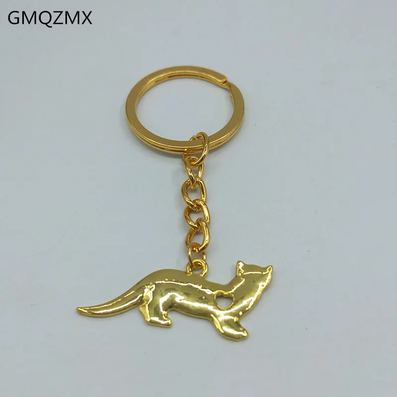 Лидер продаж брелок для ключей в виде хорька из меди 4 цвета|Брелоки| |