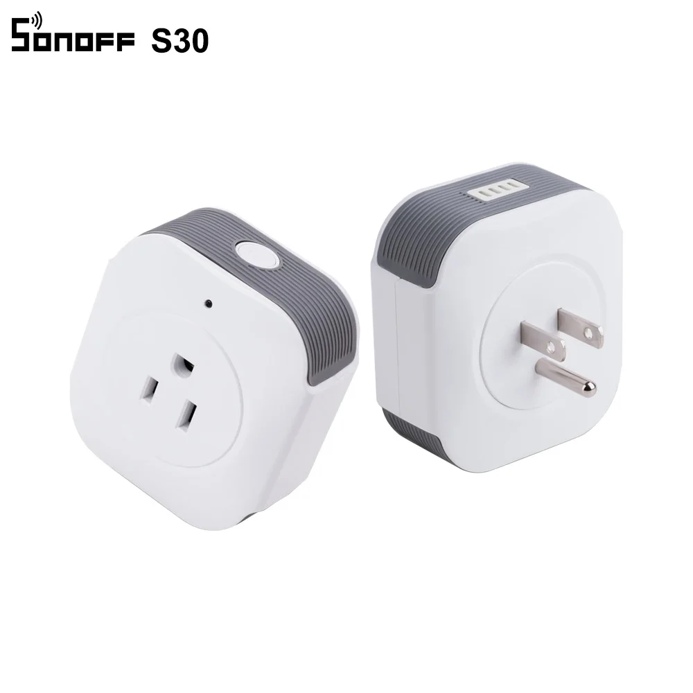 S30 US Plug sonoff WiFi розетка с выключателем питания беспроводной пульт дистанционного