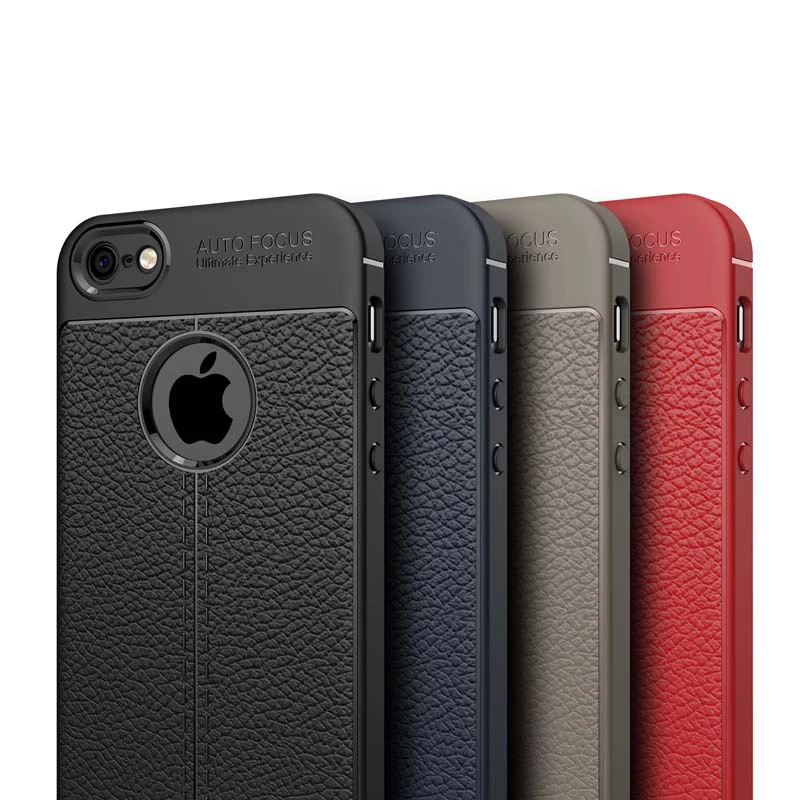 Кожаный чехол для телефона Coque iphone 5 5S SE X 10 XS MAX XR противоударный мягкий TP Для Apple 6 S 7