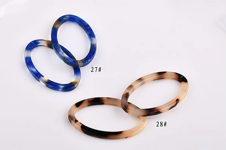 Корейский темперамент простые преувеличенные уксусная кислота овальные DIY