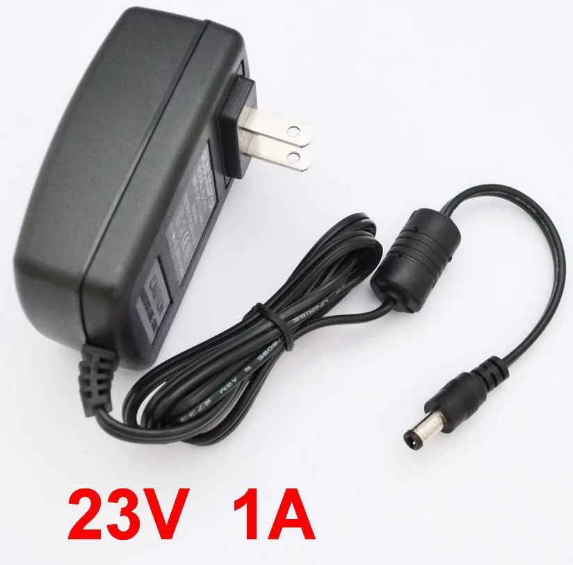 1 шт. DC 9 в 2A 15 в 2A 22 в 1A 23V1A 24 В 1A 25 в 1A AC 100v-240vконвертер импульсный адаптер питания US DC 5,5 мм x 2,1-2,5 мм - Цвет: 23V 1A