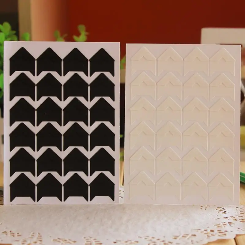 24 шт./Партия DIY винтажные Угловые крафт-бумажные наклейки для фотоальбомов рамка украшения Скрапбукинг