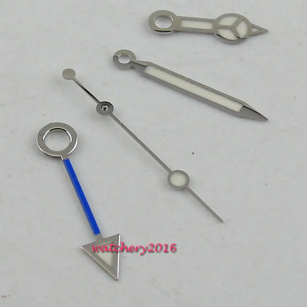 Новые брендовые белые часы с подсветкой синие GMT для мужчин автоматическим