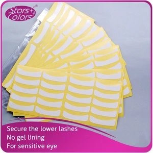 Патчи белые ультратонкие для наращивания ресниц, макияжа, 100 пар