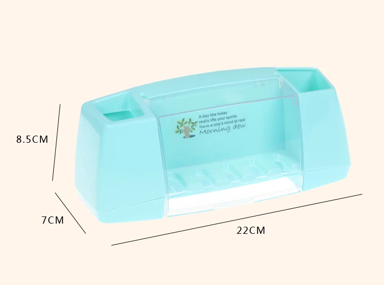 NOOLIM Creative Toothbrush Holder Storage Box Strong Glue Sticker Bathroom Toothpaste Tooth Brush Toiletries Organizer | Дом и сад