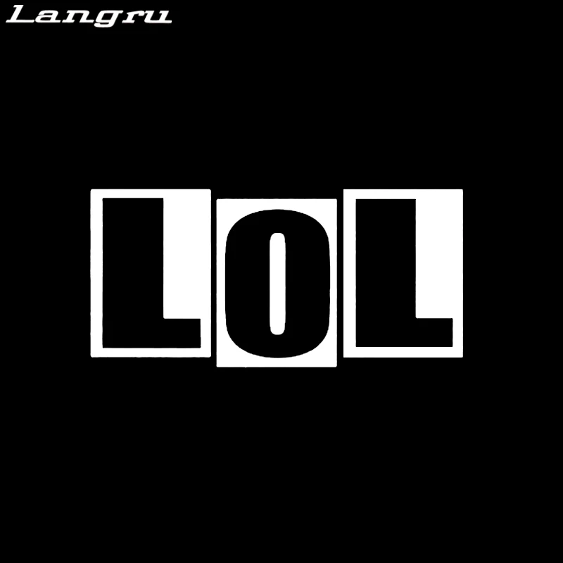 Виниловая наклейка Langru для онлайн-игр уличная Гоночная машина Стайлинг окно