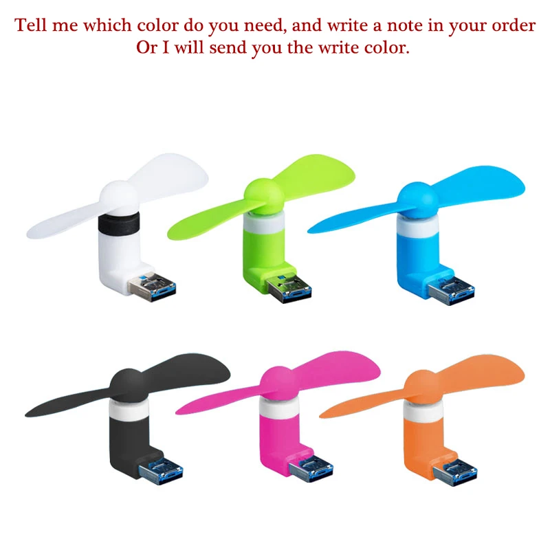 USB Mrico USB Мини 2/3 в 1 портативный Micro USB вентилятор тип-c телефонные вентиляторы для iPhone 5 6S 7 Plus 8 X XS XR вентилятор для samsung htc Android OTG телефонов - Цвет: USB Mrico USB