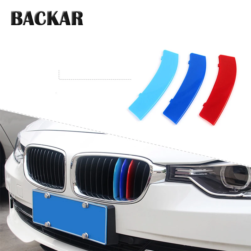 Автомобильный Стайлинг BACKAR 3 шт. для BMW F30 F10 X5 E70 F16 X6 E71 X1 X3 X4 F07 G30 F34 E39 ABS передняя